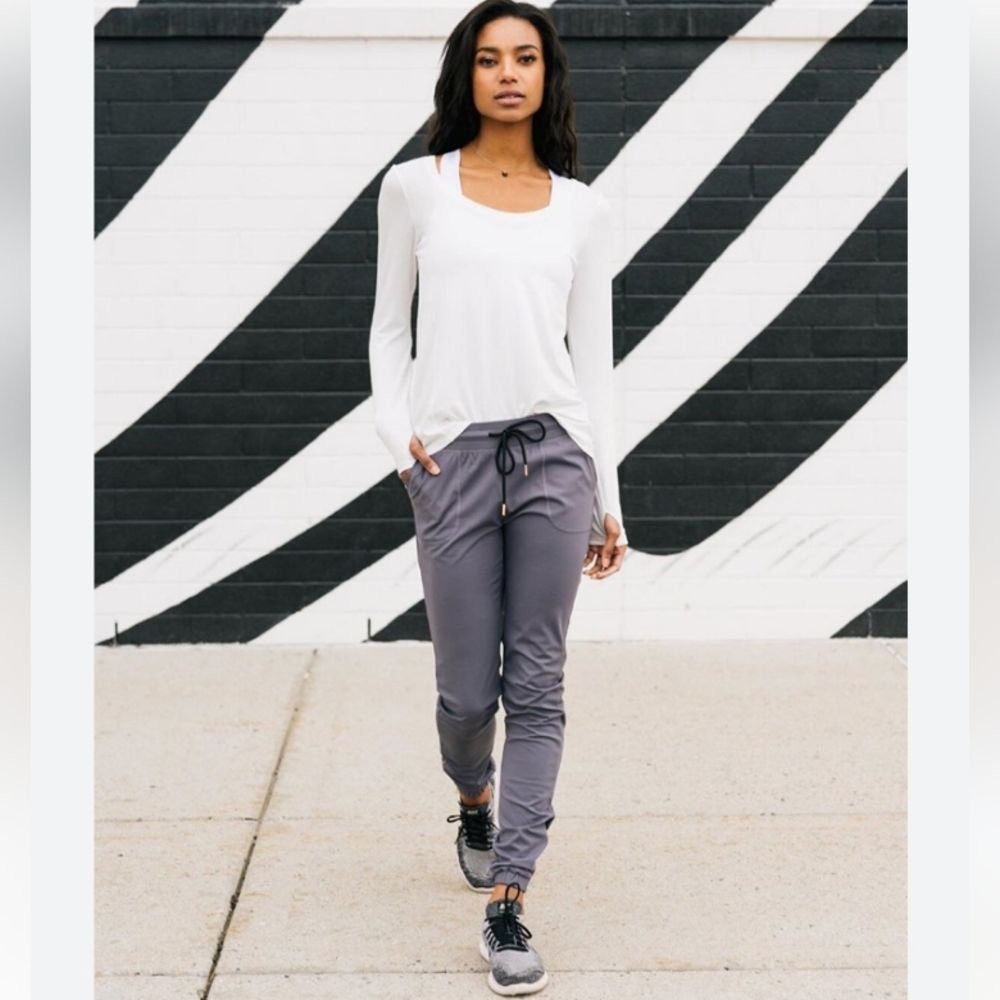 ZYIA Gray Track Pants